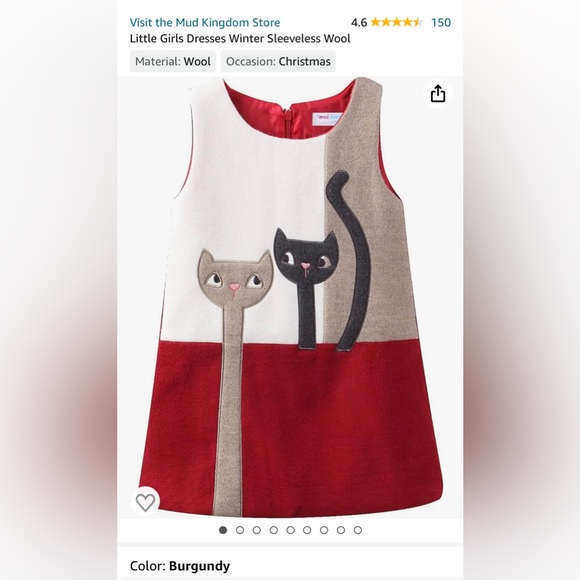 Cat jumper by Mud Kingdom and leggings. - Picture 1 of 8